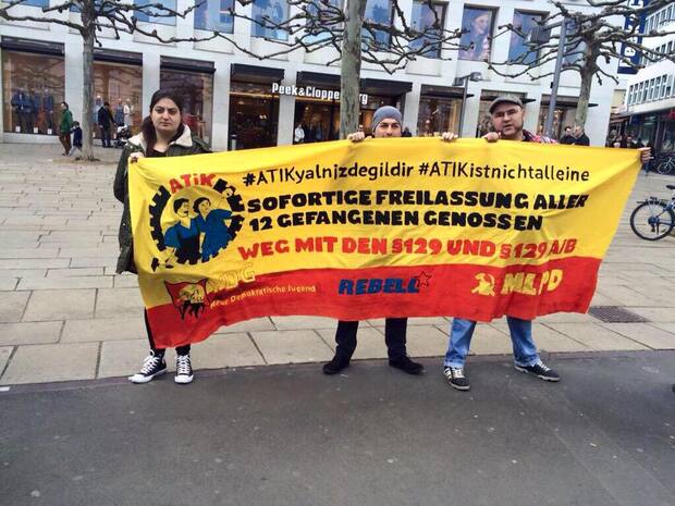 Solidaritätsaktion in Kassel