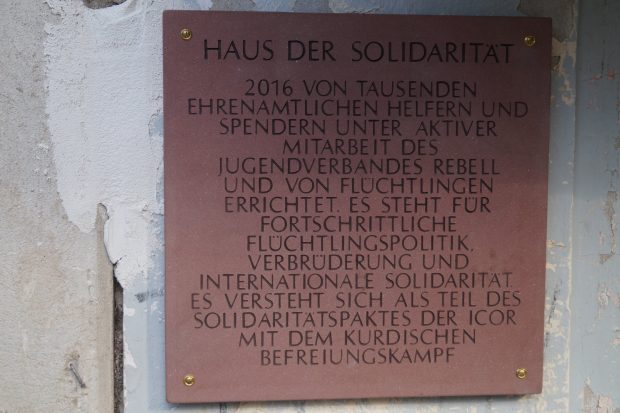 Tafel Haus der Solidarität