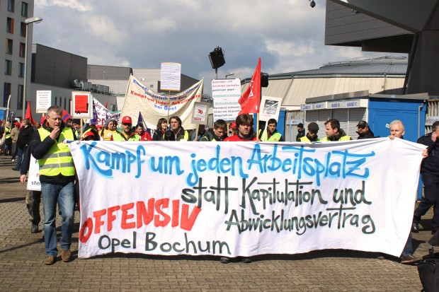 Solierklärungen für die Opelanerinnen und Opelaner