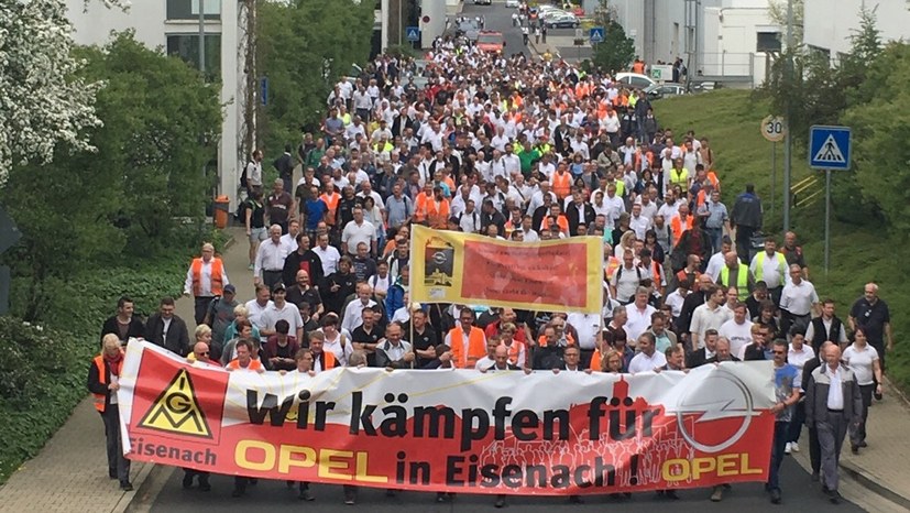 Read more about the article Stopp der Werkschließung von Opel Eisenach! Kampf um jeden Ausbildungs- und Arbeitsplatz!