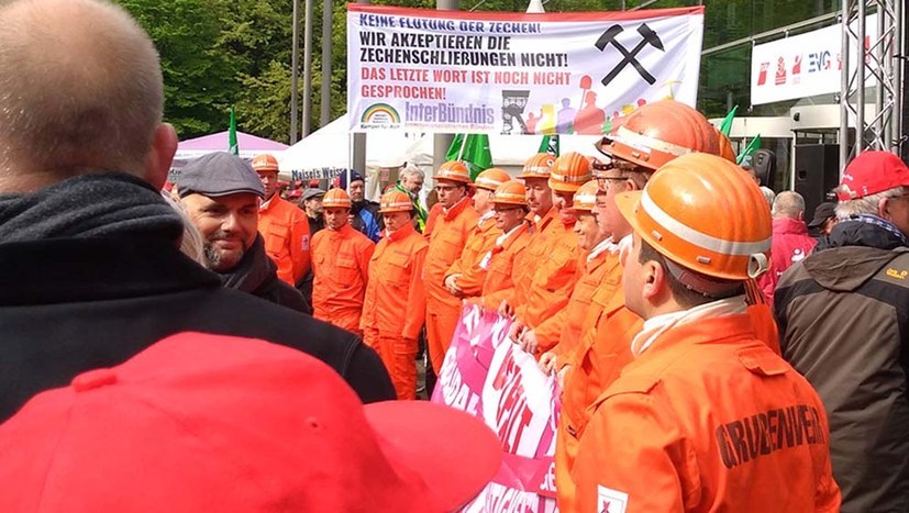 Rotfüchse sammeln Spenden für die Internationale Bergarbeiterkonferenz in Thüringen 2023