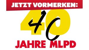 Read more about the article 40 Jahre MLPD – Jetzt für Kulturbühne bewerben!
