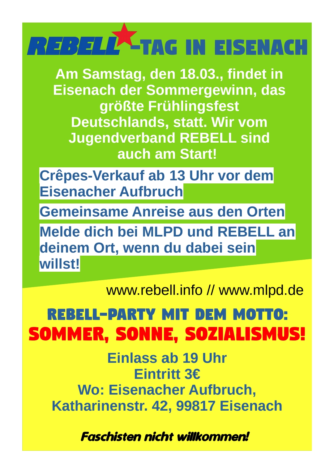 Rebell-Tag in Eisenach