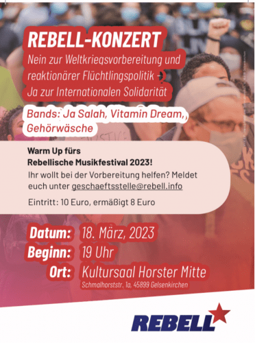 REBELL-Konzert am 18.03.