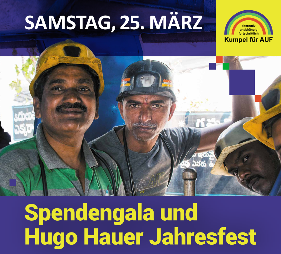 You are currently viewing Spendengala zur 3. Internationalen Bergarbeiterkonferenz