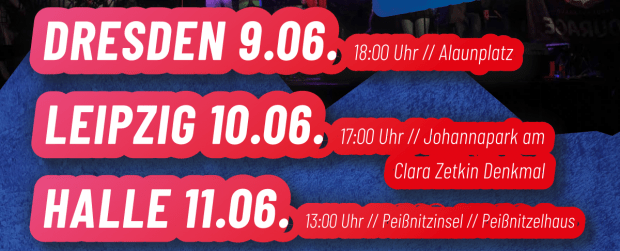 Gehörwäsche-Tour – Die nächsten Termine