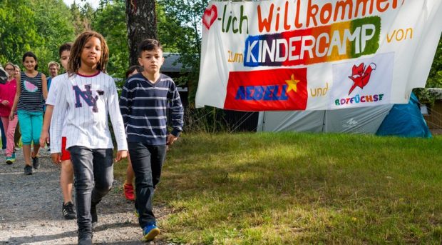 Voller Vorfreude auf das Kindercamp