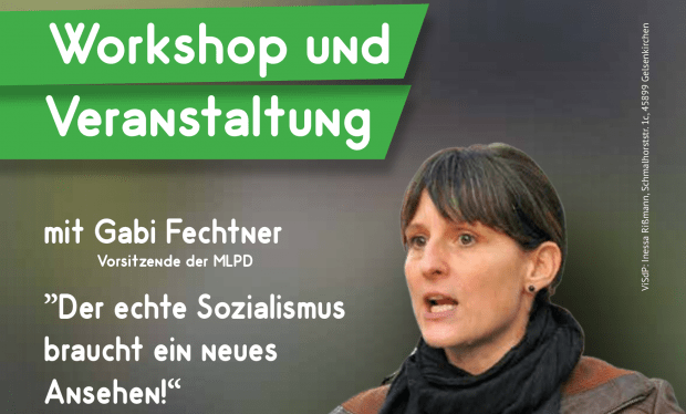 Der echte Sozialismus braucht ein neues Ansehen – Veranstaltung und Workshop