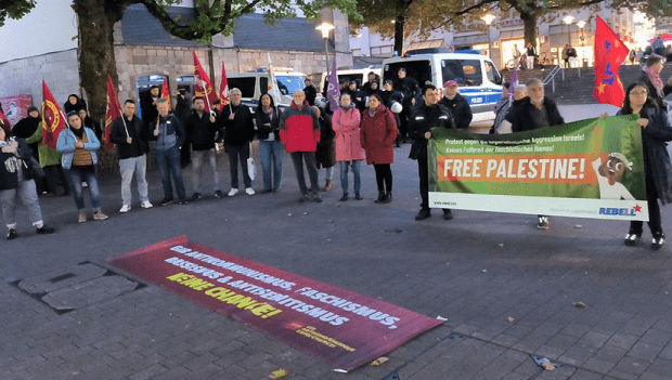 Solidarität mit dem palästinensischen Befreiungskampf! Gegen die zionistische Besiedlungs- und Besatzungspolitik des imperialistischen Israel! Nein zur Querfront mit faschistischen Kräften wie der Hamas und anderen!