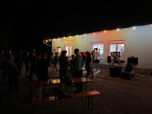 Sommercamp 2024, Tag 1: Begrüßungsfest und Einsatz auf dem Sonneberger CSD