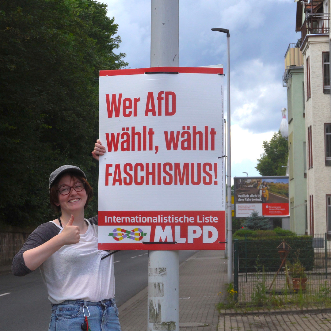 Klare Position gegen AfD – die ersten Plakate hängen!