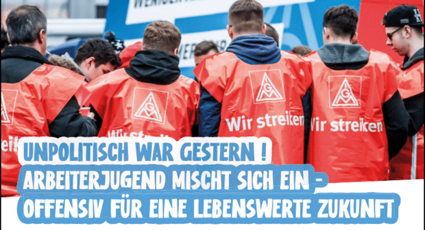 Unpolitisch war Gestern! Arbeiterjugend mischt sich ein – Offensiv für eine lebenswerte Zukunft