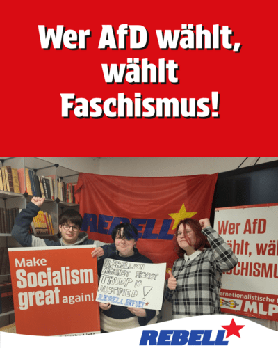Wer AfD wählt, wählt Faschismus!