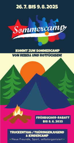 Sommercampflyer 2025