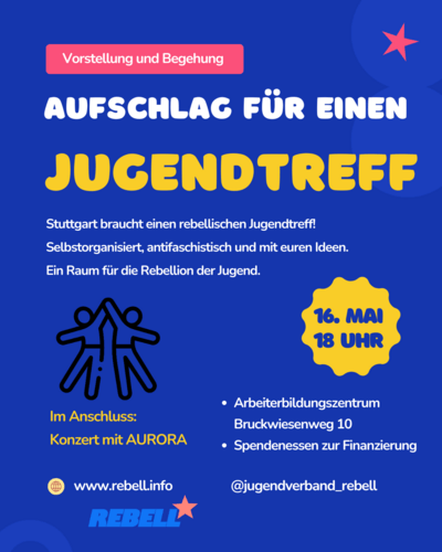 Aufschlag für einen Jugendtreff in Stuttgart