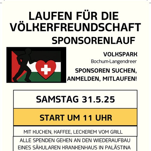 Laufen für die Völkerfreundschaft – Sponsorenlauf im Volkspark Bochum Langendreer