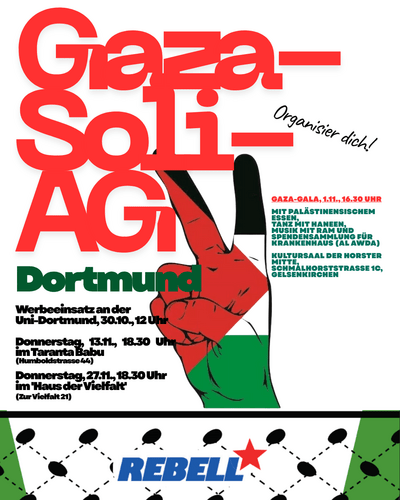 Gaza-Soli-AG Dortmund ist gestartet!