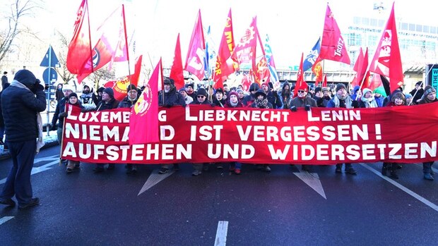 Zum ersten Mal auf der LLL-Demo!