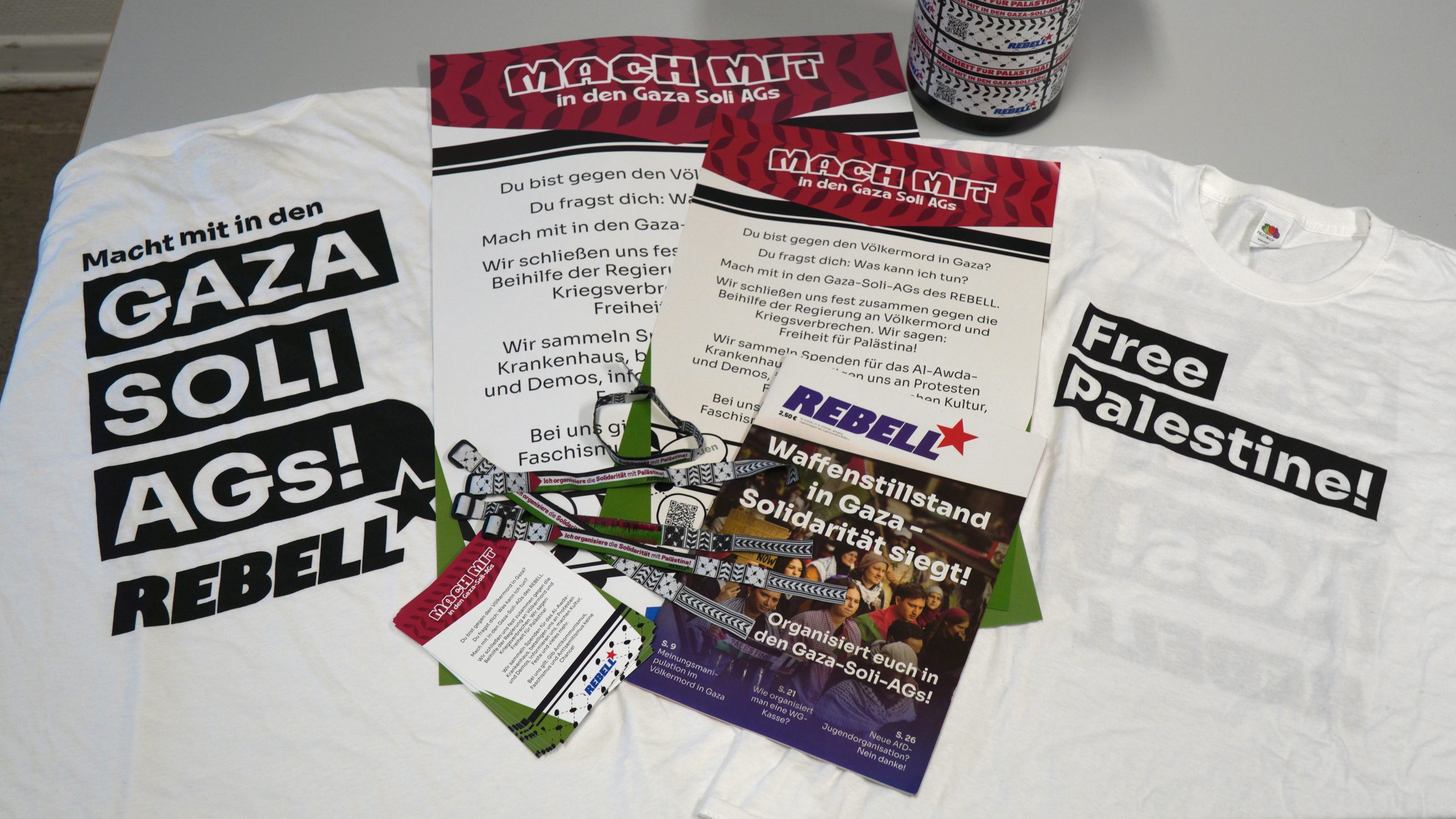 Das Material für die Gaza-Soli-AGs – Jetzt bestellen!
