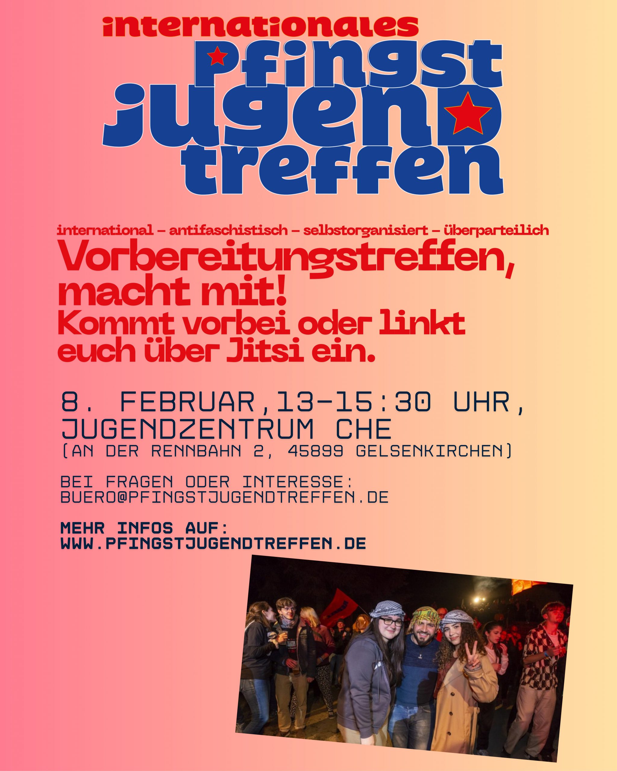 Vorbereitungstreffen für das internationale Pfingstjugendtreffen