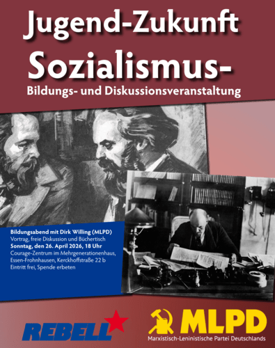Essen: Veranstaltung zu Jugend-Zukunft-Sozialismus
