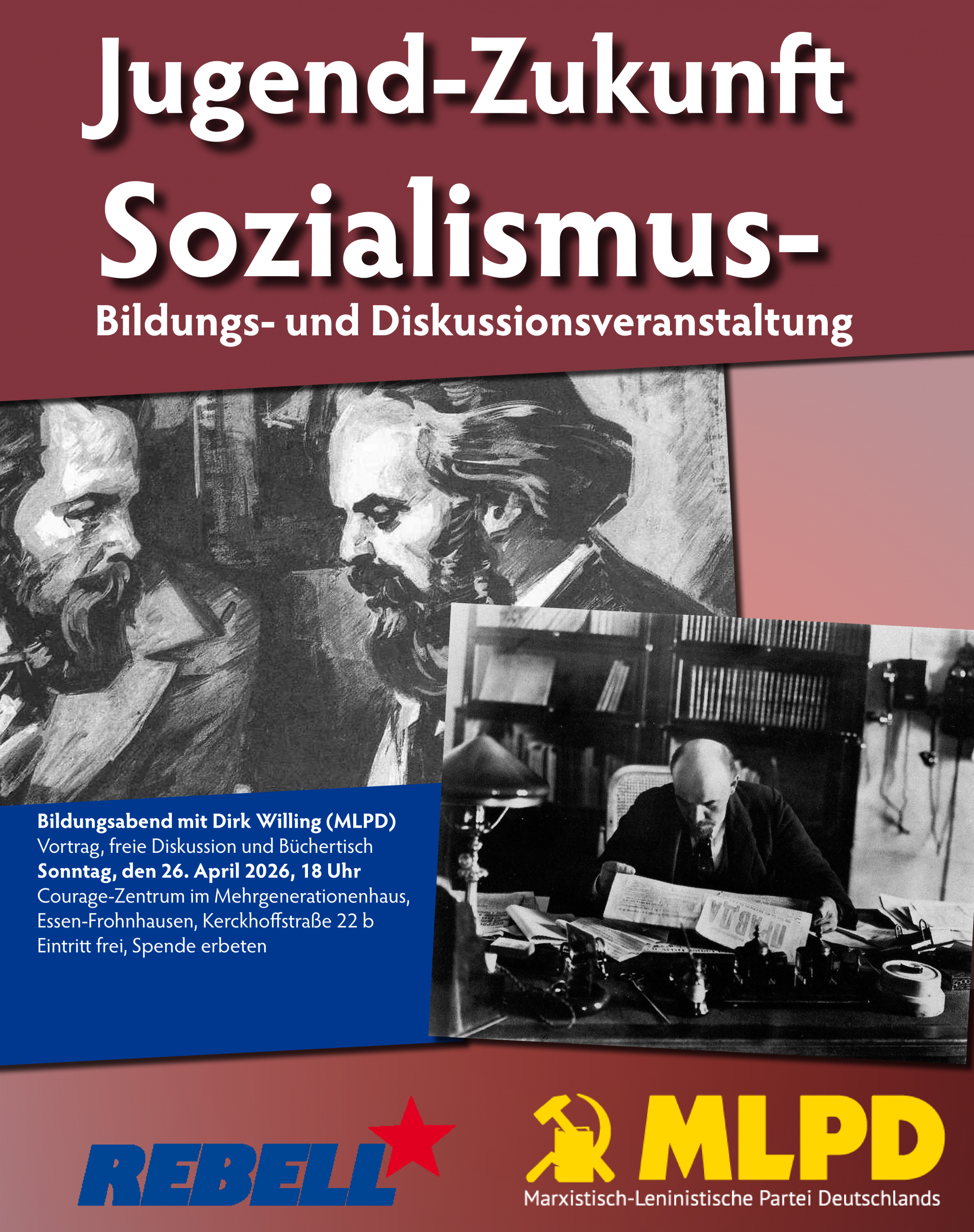 Essen: Veranstaltung zu Jugend-Zukunft-Sozialismus
