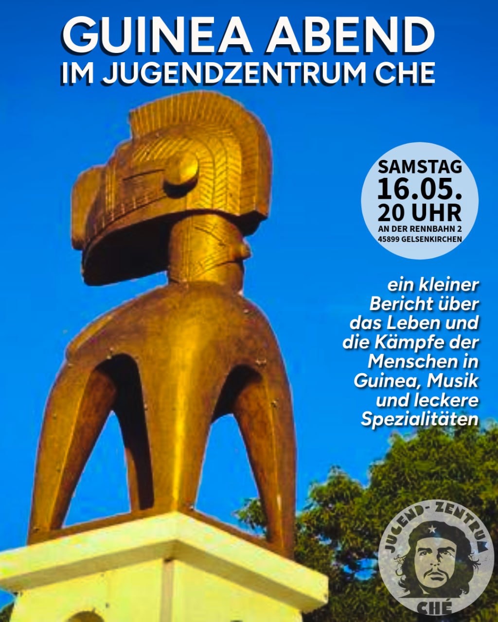 Diesen Samstag im CHE: internationaler Abend zu Guinea
