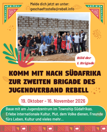 Komm mit nach Südafrika zur zweiten Brigade!
