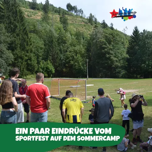 Ein paar Eindrücke vom Sportfest auf dem Sommercamp