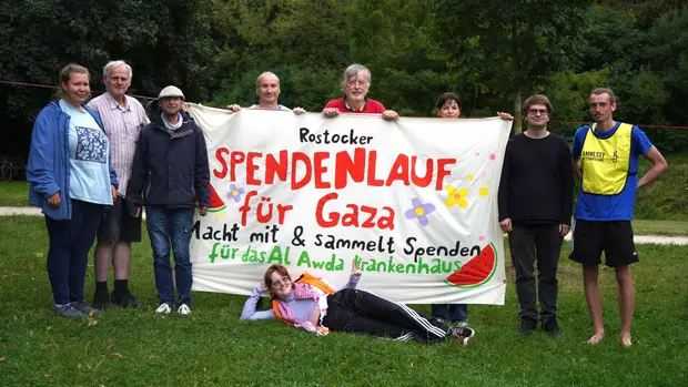 Wie wir einen Spendenlauf für Gaza organisiert haben